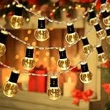 Artrastar lichterkette innen batterie 1.2 M 10LED kleine kugeln Warmweiß für Party Deko Balkon,Terrasse, Garten,Weihnachten, Hochzeit