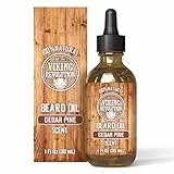 Zedern- und Kiefernöl mit rundem Logo-Aufkleber