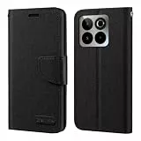 Shantime Oxford Stoff Flip Wallet Hülle Kompatibel mit SPC Zeus 2 Elite 2026, Robuste Magnetische Hülle mit Kartenfächern und Standfunktion(Schwarz)