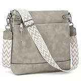 TANTOMI Umhängetasche Damen, Handtasche Damen Mittelgroß Schultertasche Tasche Damen PU Leder Mittelgroß mit 6 Kartenfächern