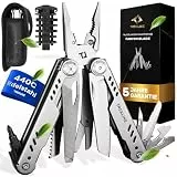 TREKLINE Multitool [440C Edelstahl] Outdoor Camping Survival Multitool Werkzeug Messer, Überlebensmesser, Taschenmesser, Multifunktionswerkzeug, Multi Tool, Multifunktionsmesser (Canyon Blade)
