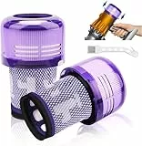 2 Stück Filters für Dyson V12, Washable Ersatzfilter für Dyson V12 Detect Slim Absolute Extra/Total Clean/Fluffy Vacuum Cleaner, Ersetzen Sie # 971517-01