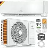 KESSER® Klimaanlage Set Split - mit WiFi/App Funktion Klimagerät - Kühlen A++/ Heizen A+ - 9000 BTU/h (2.600 Watt) Sehr Leise, Kältemittel R32 - Fernbedienung, Timerfunktion - Inkl. Montagematerial