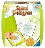 Ravensburger Spiral-Designer Mini 29709, Zeichnen Lernen für Kinder ab 6 Jahren, Kreatives Zeichen-Set mit Mandala-Schablone für farbenfrohe Spiralbilder und Mandalas
