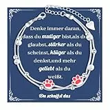 CheersLife Armband Mädchen,Katzenpfote Schmuck Teenager Geschenke für Mädchen 12 13 14 15 16 17 18 19 20 21 Jahre,Weihnachten Geburtstag Geschenke für Tochter Schwestern Freundin