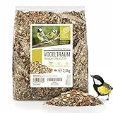 wildtier herz - Vogeltraum Premium Vogelfutter ohne Weizen für Wildvögel