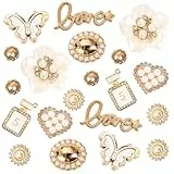 JOOTUEPO 20 Stück Schuh Charms, Schuhanstecker Anstecke, Schuhanhänger, Schuh Charms Anstecker Stecker Set für Charm Glitzer, für Crocs Anstecker, PVC Shoe Charm für Mädchen Frauen Kinder