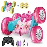seveclotree Ferngesteuerte Auto für Mädchen Kinder,4WD 2.4 Ghz Fernbedienung 360° Flip RC Stunt Autos,Outdoor und Indoor Fahrzeug Spielzeug,Geschenke für Jungen Kinder Mädchen 3-10 Jahre