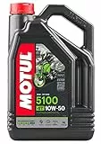 Motul 104076 5100 4T, 10 W-50, 4 L
