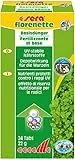sera florenette 24 Tabs für prächtige Wasserpflanzen im Aquarium, mit Nährstoffdepot an der Wurzel, Dünger für die Wurzeln, für Aquarienpflanzen