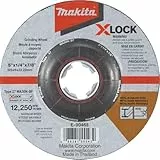 Makita E-00402 X-LOCK Schruppscheibe 125 x 6,0 mm, 1 Stück, für die Bearbeitung von Edelstahl, WA36-BF, EN12413, oSa zertifiziert, passend für alle 125 mm X-LOCK Winkelschleifer