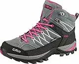 CMP Damen Rigel Mid Wmn Wp Trekking Shoes, Grey Fuchsia Ice,38 EU