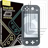 Orzly Nintendo Switch Lite Displayschutzfolie Glas (4 Stück), Panzerglas Schutzfolie für Nintendo Switch Lite (2019)