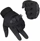 Unigear Handschuhe für Motorrad,Touchscreen,taktische Handschuhe für Milit?r,komplett,rutschfest,CE geprüft,universell für Motorrad,Fahrrad,Radfahren und Sport,ATV X Groß Kohle