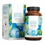 NATURTREU® Verdauungsenzyme (Digestive Enzyme) - Enzymhelden: Enzym Komplex mit Protease, α-Amylase & Lipase - 120 vegane Kapseln - in Deutschland produziert & laborgeprüft