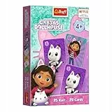 Trefl - Karten Petrus, Gabby's Dollhouse - Beliebtes Kartenspiel für Kinder, Paar, Einfache Regeln, Dynamisches Spiel, Beliebtes Spiel für Kinder ab 4 Jahren