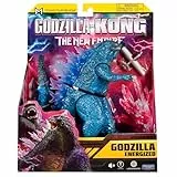 MonsterVerse Godzilla x Kong: Das Neue Imperium, 15 cm große Energized Godzilla-Actionfigur, ikonische Sammlerfilmfigur, inklusive 6,4 cm Kampf-Drohne, geeignet für Kinder ab 4 Jahren