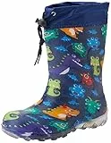 Beck Jungen Blinking Monsters Schneestiefel, Blau, 28 EU
