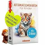 Rabano Art 52 Affirmationskarten für Kinder - Selbstbewusstsein & Achtsamkeit stärken bei Kindern - pädagogisch wertvoll - Gefühlskarten, Motivationskarten für Kinder - Kartenset mit Affirmationen