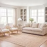 SAFAVIEH Naturfaser Teppich für Wohnzimmer, Esszimmer, Schlafzimmer - Natural Fiber Collection, Kurzer Flor, Natur und Beige, 243 X 305 cm