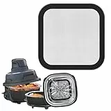 Edelstahl Spritzschutz für Ninja CRISPi FN101EU, Magnetischer Spritzschutz für Ninja Heißluftfritteuse Zubehör, Airfryer Zubehör für Ninja Heizspirale und Ventilator