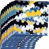 Unique Party Supplies Party 77512 Papierservietten-16,5 cm- Batman- Party-Packung mit 16 Stück, Multicolour