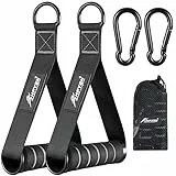 HPYGN Griffe für Fitnessbänder & Widerstandsbänder, Krafttraining Und Cardio-Training Fitnessgeräte, 2 Stück Einhandgriff, Resistance Bands Zubehör Ersatz Training am Seilzug Kabelzug Griffe