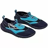 Cressi Coral Jr - Kinder Badeschuhe für Pool und Strand, Mehrfarbig (Blau/Hellblau), 30 EU
