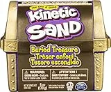Kinetic Sand Vergrabener Schatz Spielset mit 170 g Kinetic Sand und verstecktem Überraschungswerkzeug (Stil kann variieren)