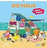 Alpha Edition - Die Maus Kalender 2026 – Wandkalender 30×30 cm (30×60 geöffnet) mit Illustrationen & Platz für Notizen, Broschürenkalender inkl. ... für Kinder & Maus-Fans: Posterkalender