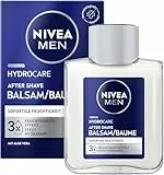 NIVEA MEN Hydrocare After Shave Balsam, beruhigendes After Shave für Männer, Hautpflege nach der Rasur mit Aloe Vera und Pro-Vitamin B5 (100 ml)