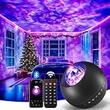 One Fire Sternenhimmel Projektor Nachtlicht Kinder Geschenk für Mädchen Junge, 20-Lichtmodi Galaxy Projector,15 Schlafmusik Lavalampe, Bluetooth Nachtlicht Sternenhimmel Projektor Galaxy Zimmer Deko