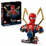 LEGO ǀ Marvel Iron Spider-Man Büste, Superhelden-Bauset zum Sammeln und Verschenken für Erwachsene, baubare Superheldenfigur, anspruchsvolles Bauprojekt für Baumeister 76326