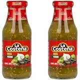 La Costena Salsa Verde 2er Set (2x250g) - Grüne Chili Soße mit Tomatillos – Doppelpack zusammengestellt durch Pikaflor