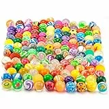 BluVast Flummi, 100 Stück Flummies für Kinder, 25mm Wiederverwendbar Flummis, Flummis Kindergeburtstag Kann Für Kindergeburtstagsgeschenke Verwendet Werden