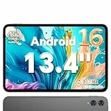 TECLAST T65 Tablet 13,4 Zoll Android 16 Tablets 120Hz Display, 4G LTE Dual SIM, 2.2GHz Gaming, 20GB RAM+128GB ROM(4TB TF), GPS, Widevine L1, Tabletpc mit USBC Anschluss für Streaming, Filme