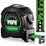 SunmeiTrad Geschenke für Papa, Vatertagsgeschenk, Massband Lustige Weihnachtsgeschenke Geschenk Vatertag, Geschenke zum Vatertag, Papa Geschenk Weihnachten, Geburtstag（5M/16FT-Schwarz)