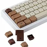 JakeTsai 138 Tasten PBT-Tastenkappen, XDA-Profil-Tastenkappen, Farbsublimation, maßgeschneidertes ANSI-Layout, Tastenkappen-Set, kompatibel mit Cherry MX Switches mechanischen Tastaturen