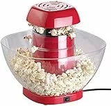 Rosenstein & Söhne Heißluft-Popcorn-Maker: Heißluft-Popcorn-Maschine mit Auffangschale, für 80 g Mais, 1.200 Watt (Retro-Maschine, Popcornröster, Maschinen)