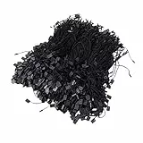 Healifty 950 Stück schwarze Tag String Nylon Lock Black Tag String Nylon Snap Lock Pin Loop Fastener Hook Ties Preisschild Verschlüsse mit Schnappverschluss
