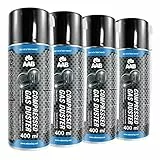 AABCOOLING Druckluftspray 4 x 400ml, Druckgasreiniger, Druckluft aus der Dose, Reinigung von PC, Keyboard, Spielekonsolen, Kopierer, Computergehäuse, Luftdruck-spray, Air Duster, Reinigungsspray
