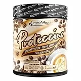 IronMaxx Proteccino - Cappuccino 500g Dose | Protein Kaffee mit echtem Kaffee-Extrakt und Koffein | Ohne Zuckerzusatz und Konservierungsstoffe
