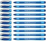 Schneider 150203 Slider Memo XB Kugelschreiber (mit Kappe, Strichstärke: XB) 10er Pack, blau