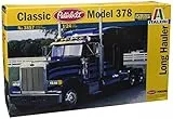 Italeri 510003857 - 1:24 Peterbilt 378 Long Hauler, Blau
