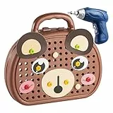 Spielwerkzeug-Set für kleine Kinder – Symbolisches Bauspiel mit STEM-Lernen | Vorschullernspiel für Mädchen ab 3 Jahren