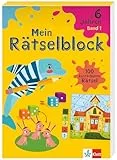 Klett Mein Rätselblock ab 6 Jahren Band 1: Kunterbunte Beschäftigung mit 100 Rätseln für Reisen und zu Hause