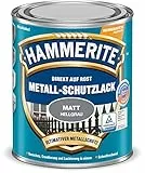 Hammerite Metallschutzlack Matt, Grau,750ml