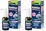 Kneipp Baldrian Gute Nacht Spray - mit Cannabis Sativa Öl - Orangen-Geschmack - 30ml (Packung mit 2)