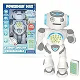 Lexibook - Powerman Max-Roboter pädagogisch und programmierbar zum Spielen und Lernen, Spielzeug für Jungen und Mädchen, Spricht auf Französisch, Tanz, Musik, STEM, Geschichtenerzählung,