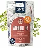 Weißdorn Tee Monte Nativo (300g) - Weissdorn schonend getrocknet - Weißdorntee (Hawthorn)100% natürlich und ohne Zusatzstoffe - Aromatischer Kräutertee für einen köstlichen Aufguss
